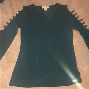 Michael Kors dark green long sleeve
